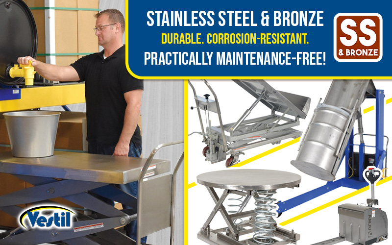 Stainless Steel & Bronze